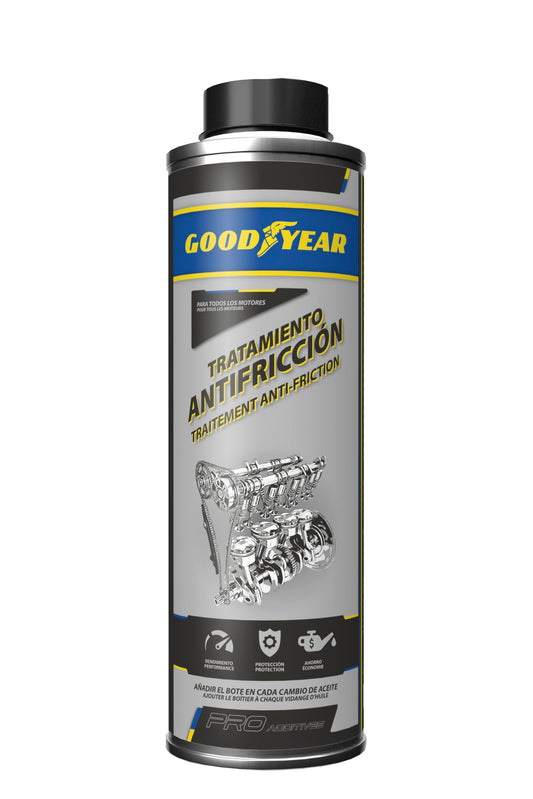 Goodyear pretberzes apstrāde motoru eļļai Oil·Tech Goodyear Pro piedevas. Motoru eļļas piedeva 250 ml, PRETBERZES APSTRĀDE