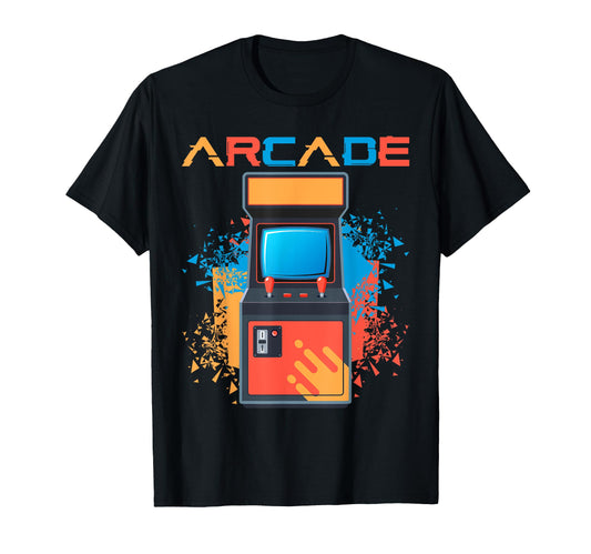 Arcade Gaming Retro Controller Game Over Play Konsolspēļu T-krekls
