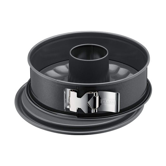 Apaļā kūku forma ORIGINAL KAISER Kaiser Springform La Forme Plus ar cauruļveida centru Ø 26 cm Made in Germany, nepiedegoša KAIRAMIC, griešanai izturīga, hermētiska, tērauds, caurspīdīga
