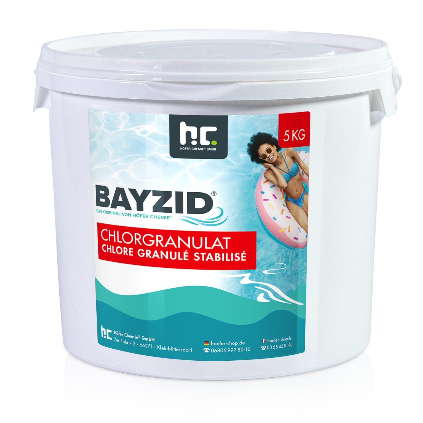 Höfer Chemie hlora granulas baseinam 5kg