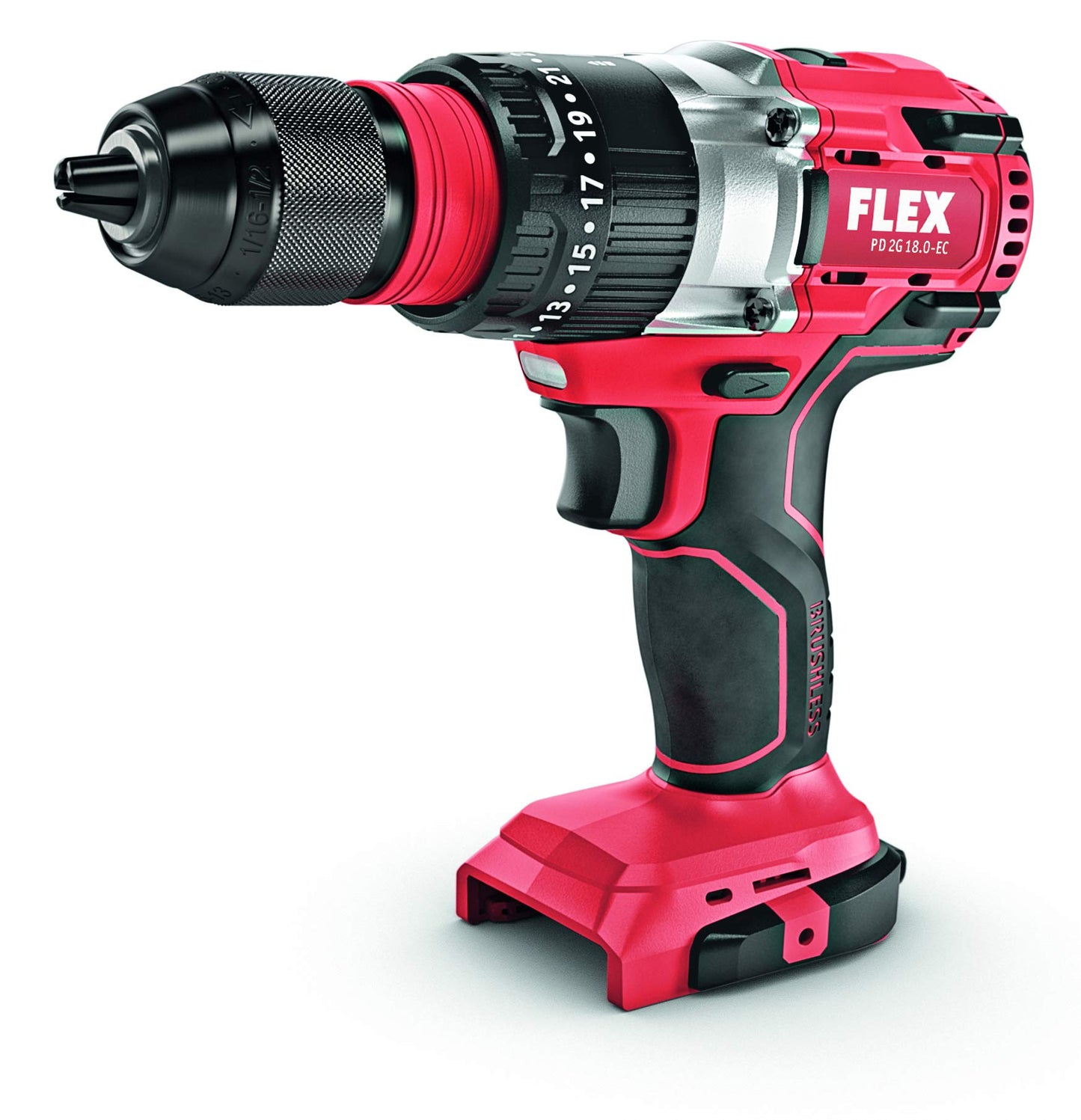Flex akumulatora triecienurbjmašīna PD 2G 18.0-EC C - bezsuku motors, 18V, 24+1 griezes momenta līmeņi