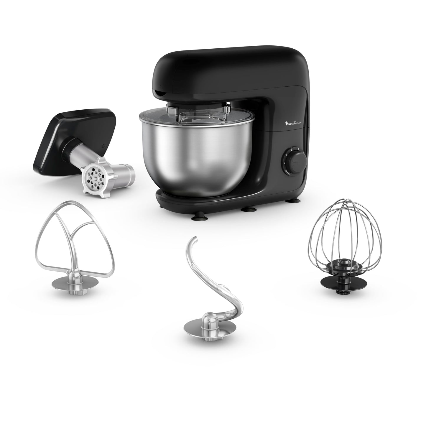 Moulinex Bake Essential virtuves mašīna, 800 W, bļoda 4,8 l, cepšanas komplekts, gaļas maļamais QA161810