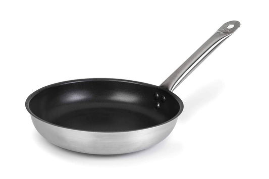 Lacor 51629 panna Chef INOX Plus 28 cm - Durable stainless steel, non-stick interior, ideal for professional cooking.