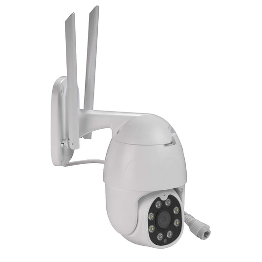 Denver IOC-221 āra WLAN/IP kamera ar 2Mpix CMOS sensoru, nakts redzamības IR LED, TUYA Smart Home saderību un kustības noteikšanu