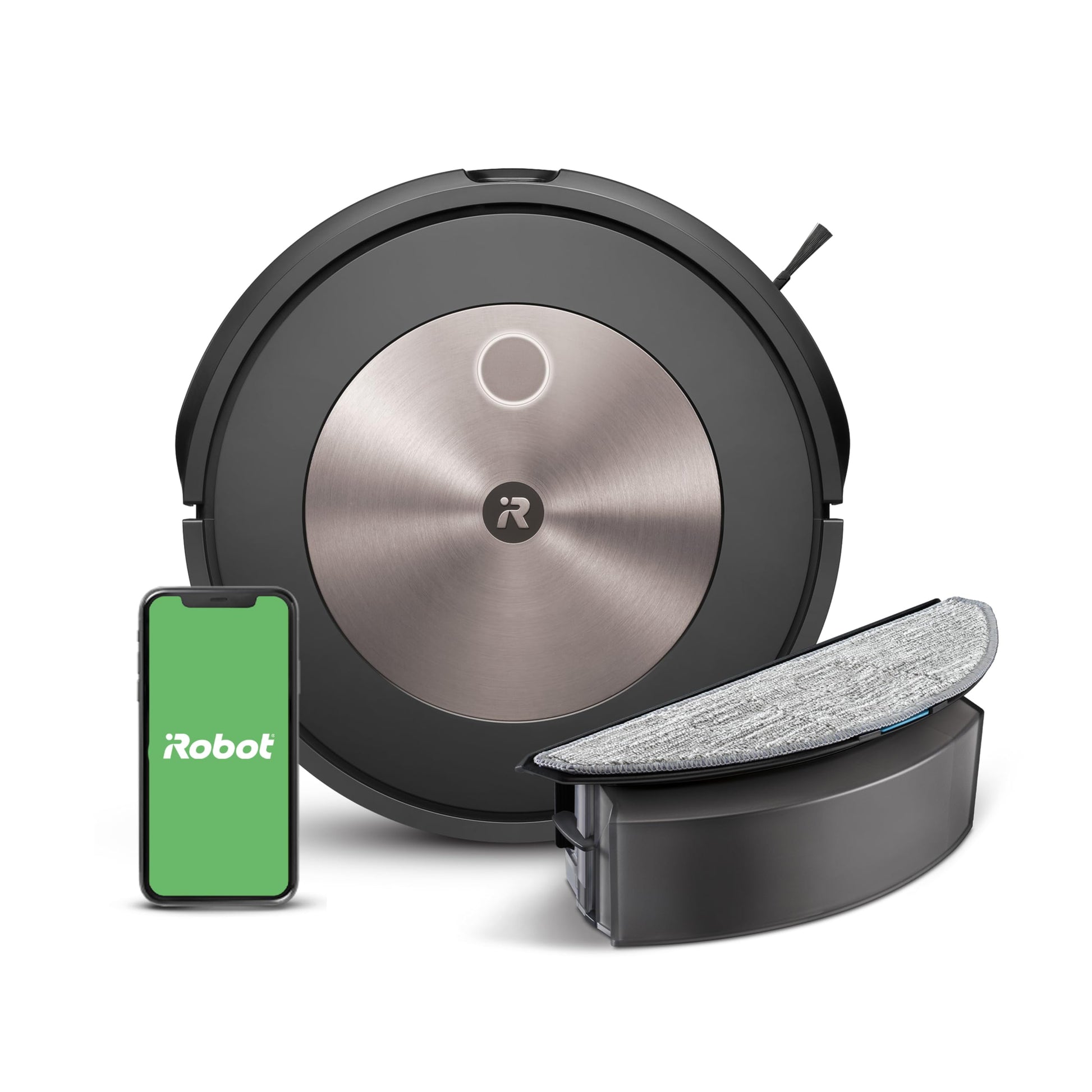 iRobot Roomba Combo j5 - putekļu sūcējs un mazgāšanas robots ar PrecisionVision, 4 līmeņu tīrīšanu un balss asistentu saderību