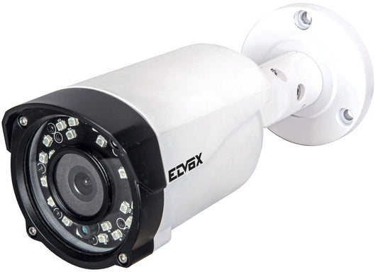 VIMAR 46CAM.136B.8 kamera Bullet diena un nakts, CVBS/AHD izvēles iespēja, izšķirtspēja Full-HD 1080p mehāniskais IR filtra aizsargs, fiksēts objektīvs 3,6mm, aizsardzības klase IP66, barošana 12Vdc 230mA, stiprinājums ar kabeļu kanālu