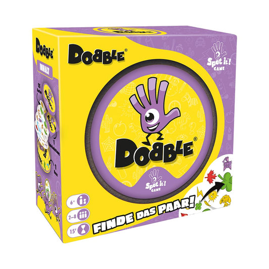 Galda spēle Asmodee Dobble Classic (Eco-Sleeve), ātra ģimenes spēle, vācu valodā