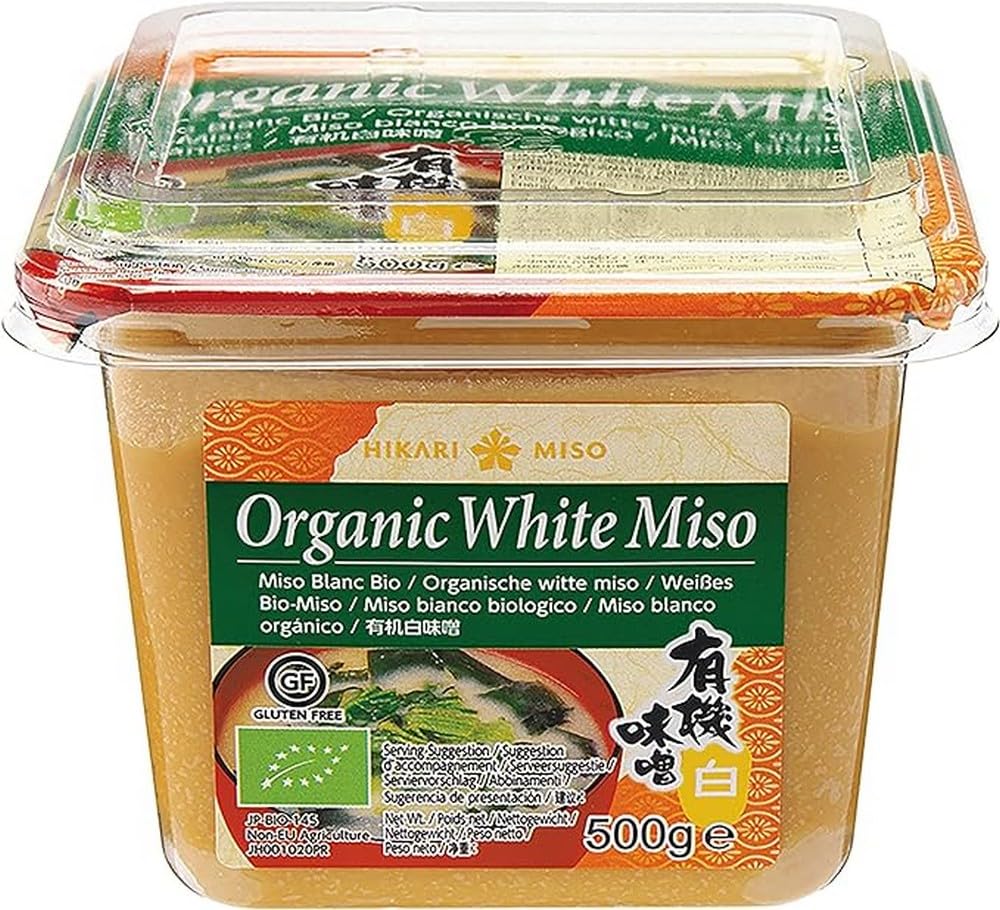 Hikari Miso Organic White Miso, balta bio miso pasta no Japānas, 500 g