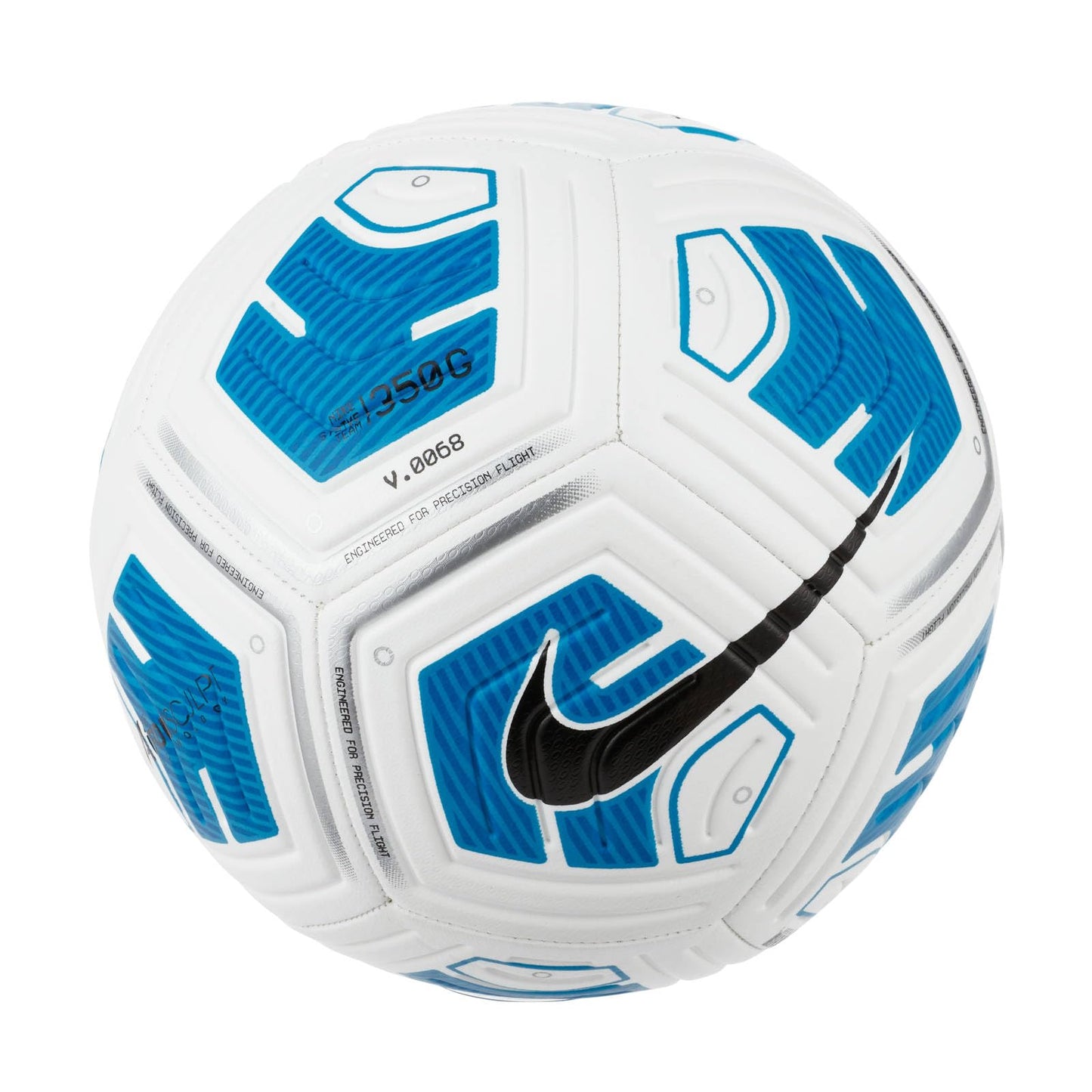 Futbola bumba Nike Strike Team 350G, balta/zila/melna, 5