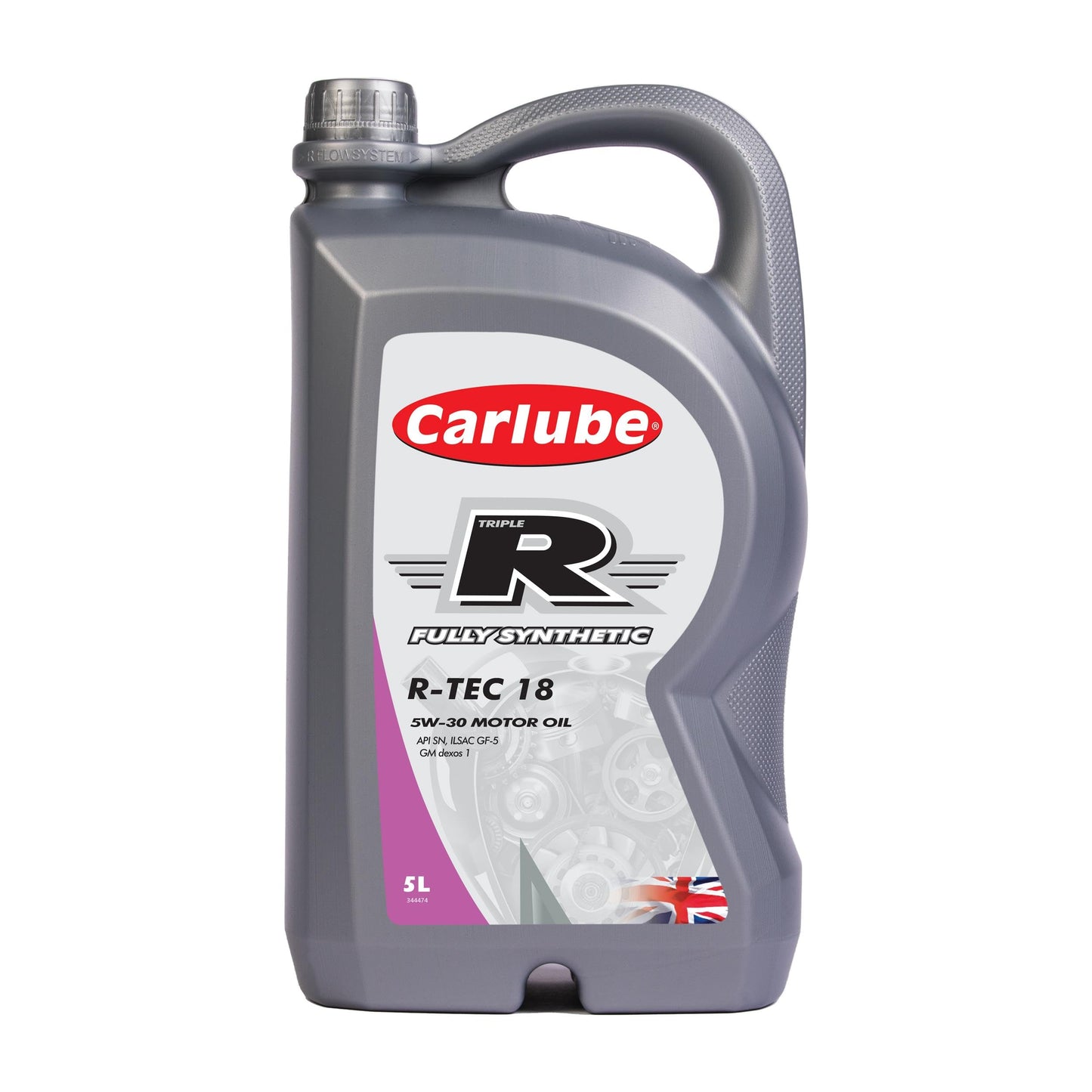 Carlube Triple R 5W-30 Dexos 1 pilnīgi sintētiskā eļļa R-TEC 18, 5 L