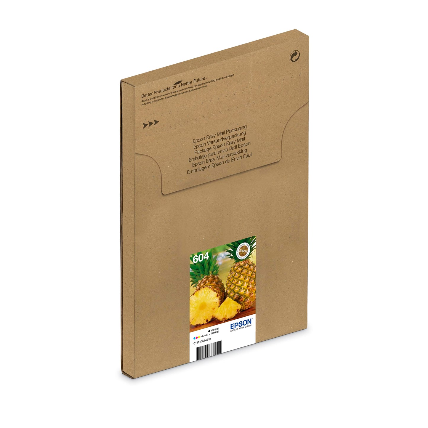 Epson 604 tinte - 4-krāsu multipaka, saderīga ar XP-2200, XP-3200, WF2910DWF, EasyMail, ReadyPrint Flex-tintes tarifi