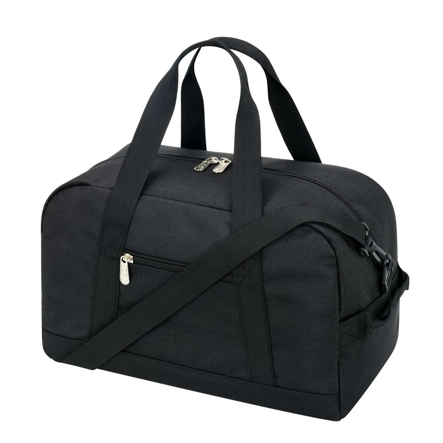 YoKelly mini ceļojumu soma, sporta soma 18L Small Duffel Bag XS, skolas sporta soma, nedēļas nogales soma, fitnesa soma 35x20x25cm - melna