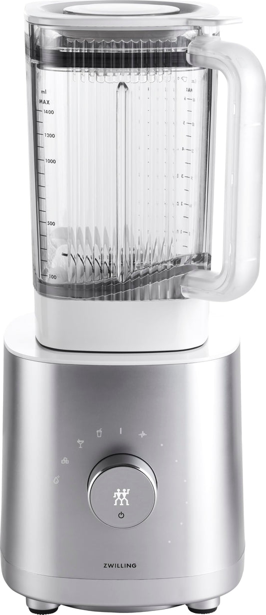 ZWILLING ENFINIGY universālais blenderis - 1,4L, nerūsējošā tērauda asmens, 1200W motors, sudraba krāsā