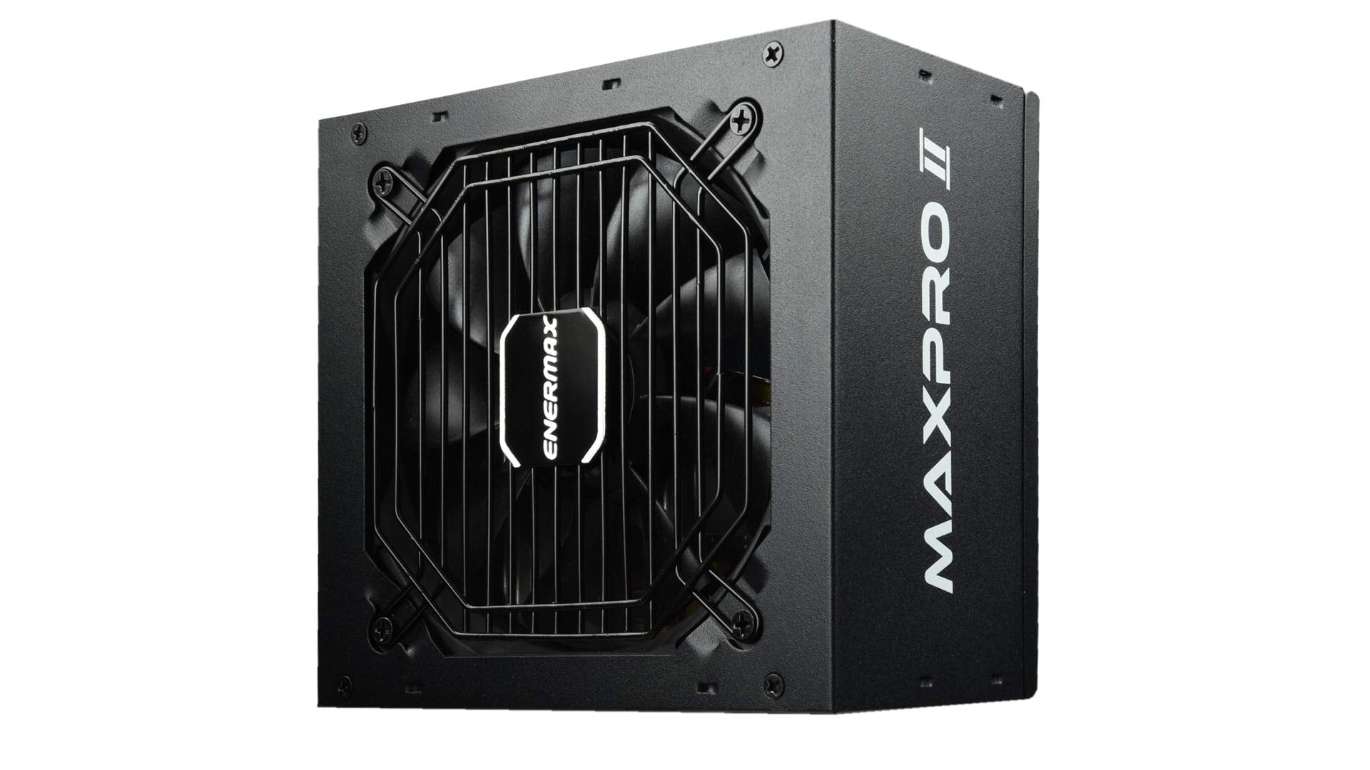 ENERMAX MAXPRO II ATX 500W PSU - 80Plus efficiency, non-modular, 5-layer protection, black, 230V EU.
