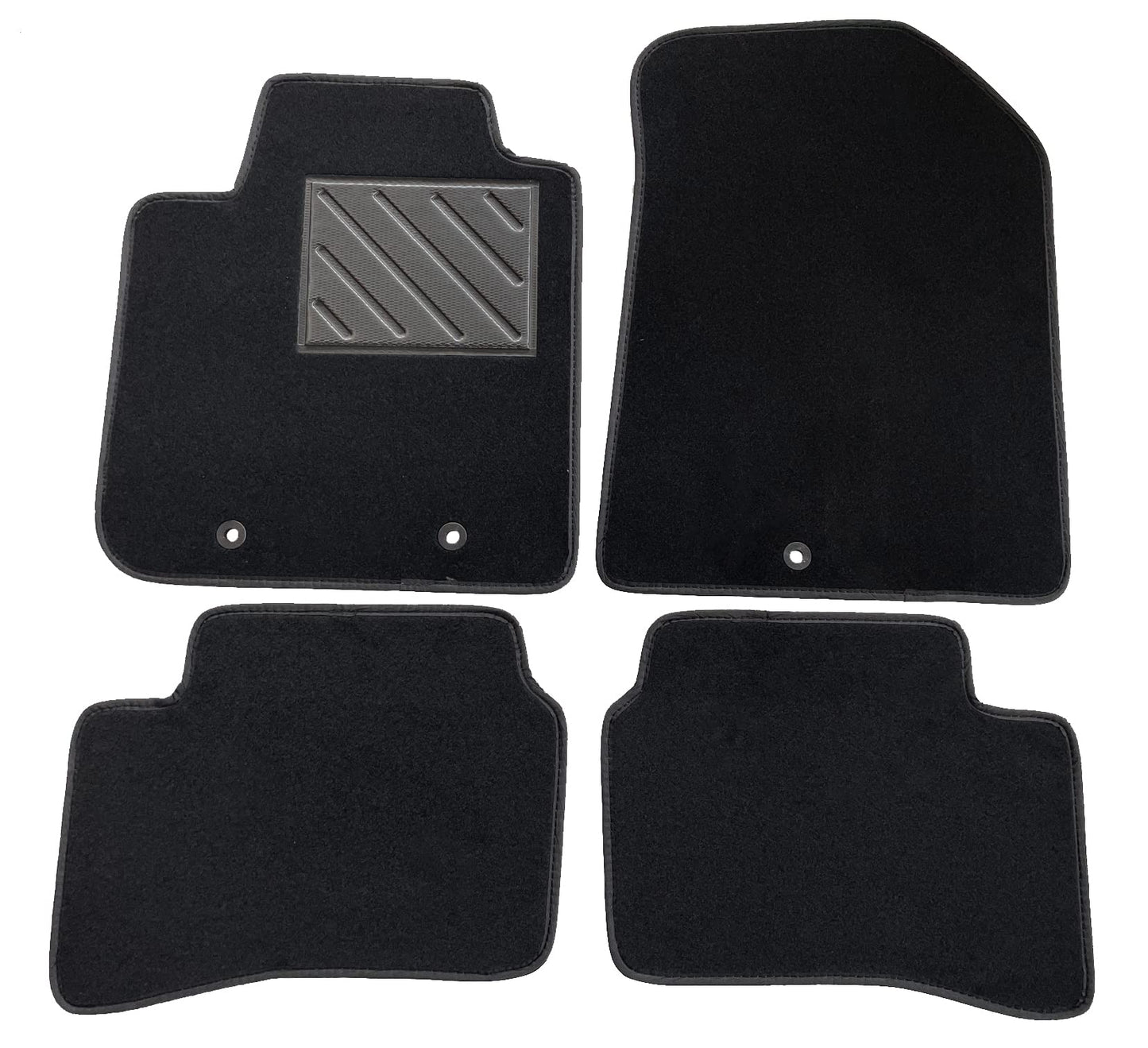 MDM SP-3674 Paklāji Velūrs Automašīnu paklājs piemērots Volkswagen Golf 5 - Golf 6 2003>2013 - Scirocco III 2008>2017 / Skoda Octavia II 2004>2013