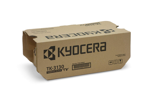 Kyocera TK-3130 - Original black toner cartridge, compatible with ECOSYS M3550idn, M3560idn, FS-4200DN, FS-4300DN, 25,000 pages.