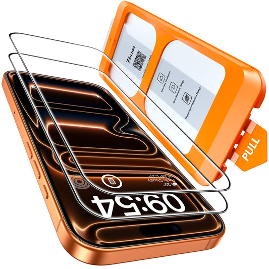 Ekrāna aizsargstikls iPhone 17 Pro, TOCOL, 6,3 Zoll, viegla uzstādīšana