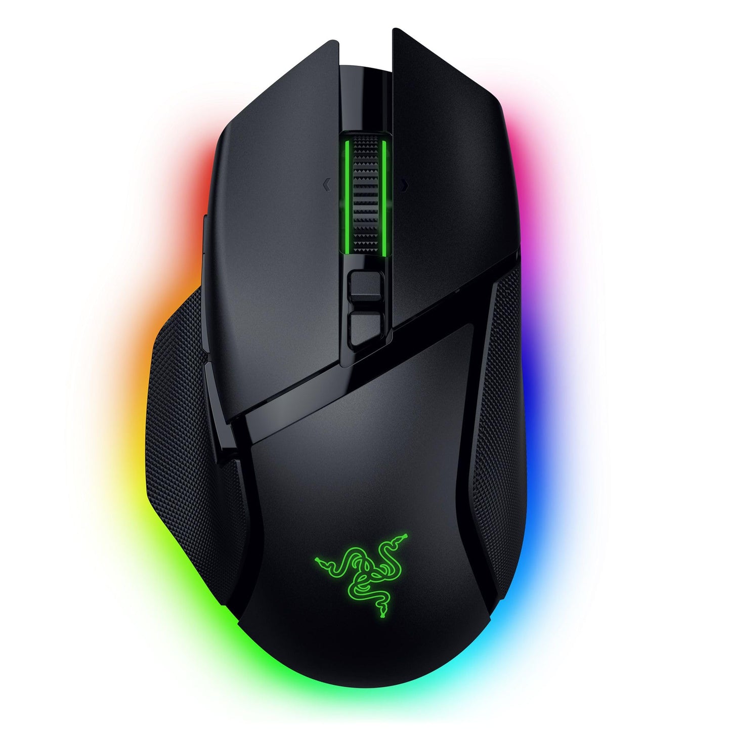Razer Basilisk V3 Pro 35K - Pilnībā pielāgojama bezvadu ergonomiska spēļu pele ar 35K sensoru un 13 pogām, melna