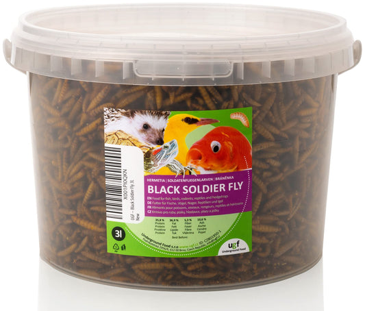 Kukaiņu maisījums Gardemics Premium 500 g ar miltu tārpiem, gammarus un kāpuriem