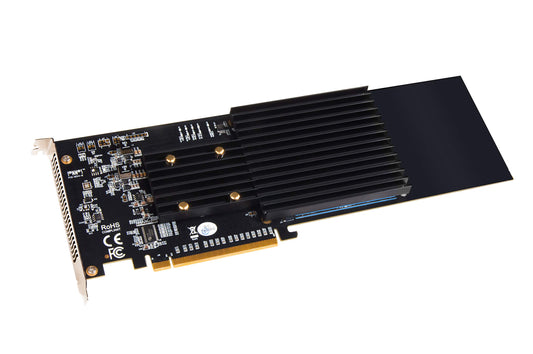 Sonnet Fusion SSD M.2 4x4 PCIe karte - Augsta ātruma datu glabāšana, kompakts dizains, SSD nav iekļauts