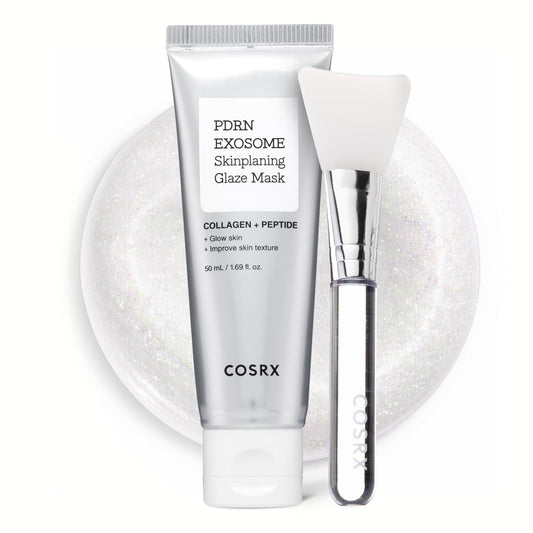 Sejas maska COSRX PDRN Exosome Overnight Wrapping Mask Glass Skin efektam