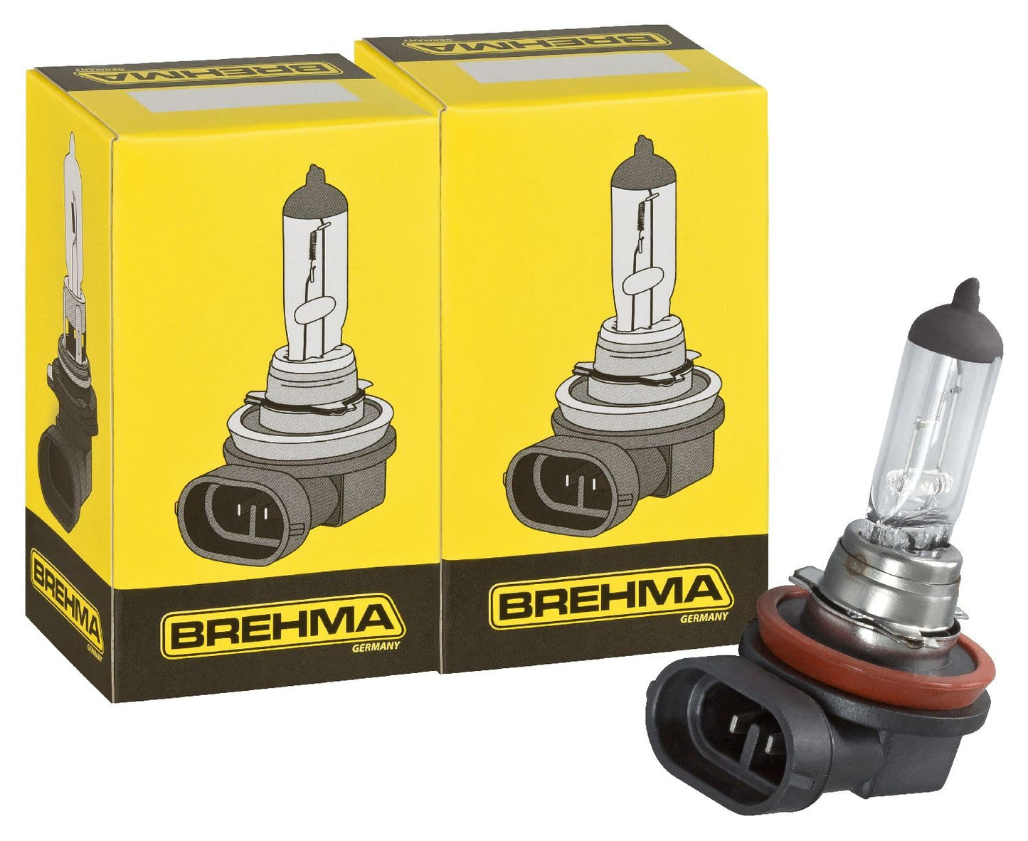 Halogēna lampa BREHMA Classic H8 12V 35W PGJ19-1, 2 gab.