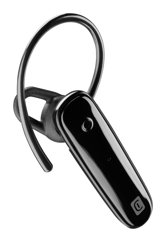 Cellularline Score - Ergonomic mono Bluetooth® headset with removable headband, 4 hours playback time, black.