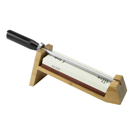 Shun DM0610 Classic 3-daļu akmens asināšanas sistēma, 22,9 cm, koks