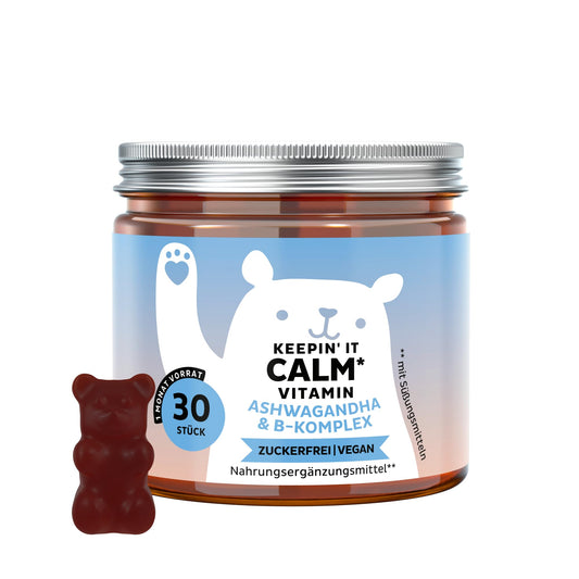 Ašvagandos gumos meškiukai Bears with Benefits, stresui ir energijai, 30 vnt.