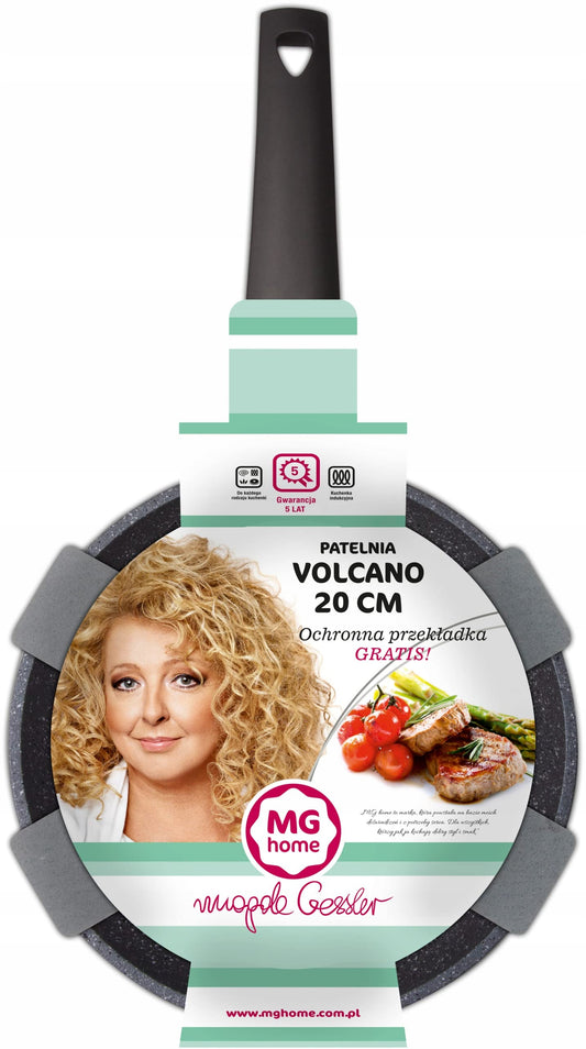 MG Home 7105015017 panna, nerūsējošais tērauds - Durable stainless steel frying pan with ergonomic handle and non-stick surface.