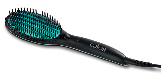 Calor CF5820C0 izlīdzināšanas suka Power Straight īpaši izstrādāta cirtainiem un viļņainiem matiem