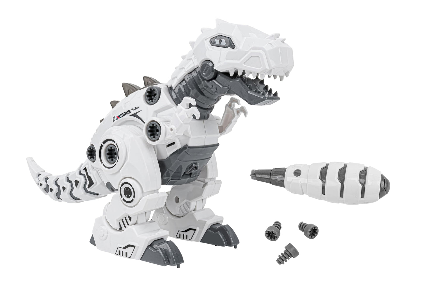 Uzceliet savu dinozauru robotu T-Rex - skrūvgriezis un skrūves iekļautas, gaisma un skaņa, baterijām darbināms, bērniem no 3 gadiem.