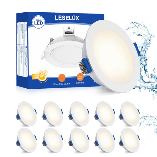 LED iebūvējams prožektors Leselux 230V IP65 neitrāli balts 5W 10 gab.