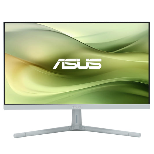 ASUS Eye Care VU249CFE-M - 24" Full HD Monitor, 100Hz, Adaptive Sync, USB-C, HDMI, Blue Light Filter, Rest Reminder, Green-Gray