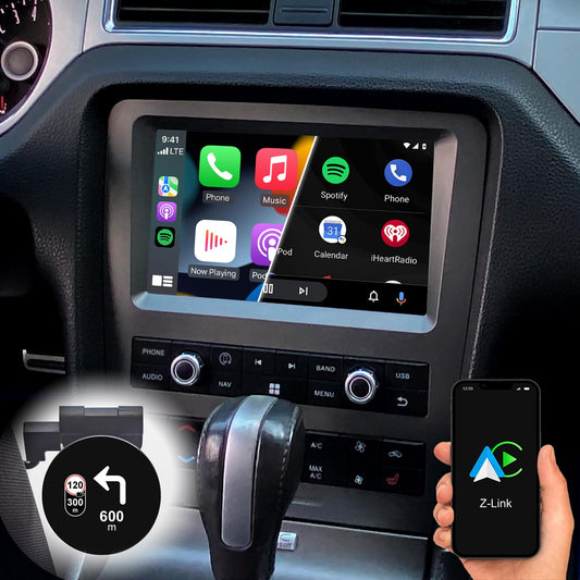 DYNAVIN Android navigācijas sistēma Ford Mustang 2010-2014, 9 collu OEM radio ar Wireless Carplay un Android Auto | Head-up Display | iekļauts DAB+; D10-MST2010 Plus