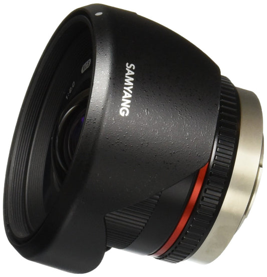 Samyang SY12M-MFT-BK 12mm F2.0 ultra platleņķa fiksētais objektīvs Olympus/Panasonic Micro 4/3 kamerām, melns