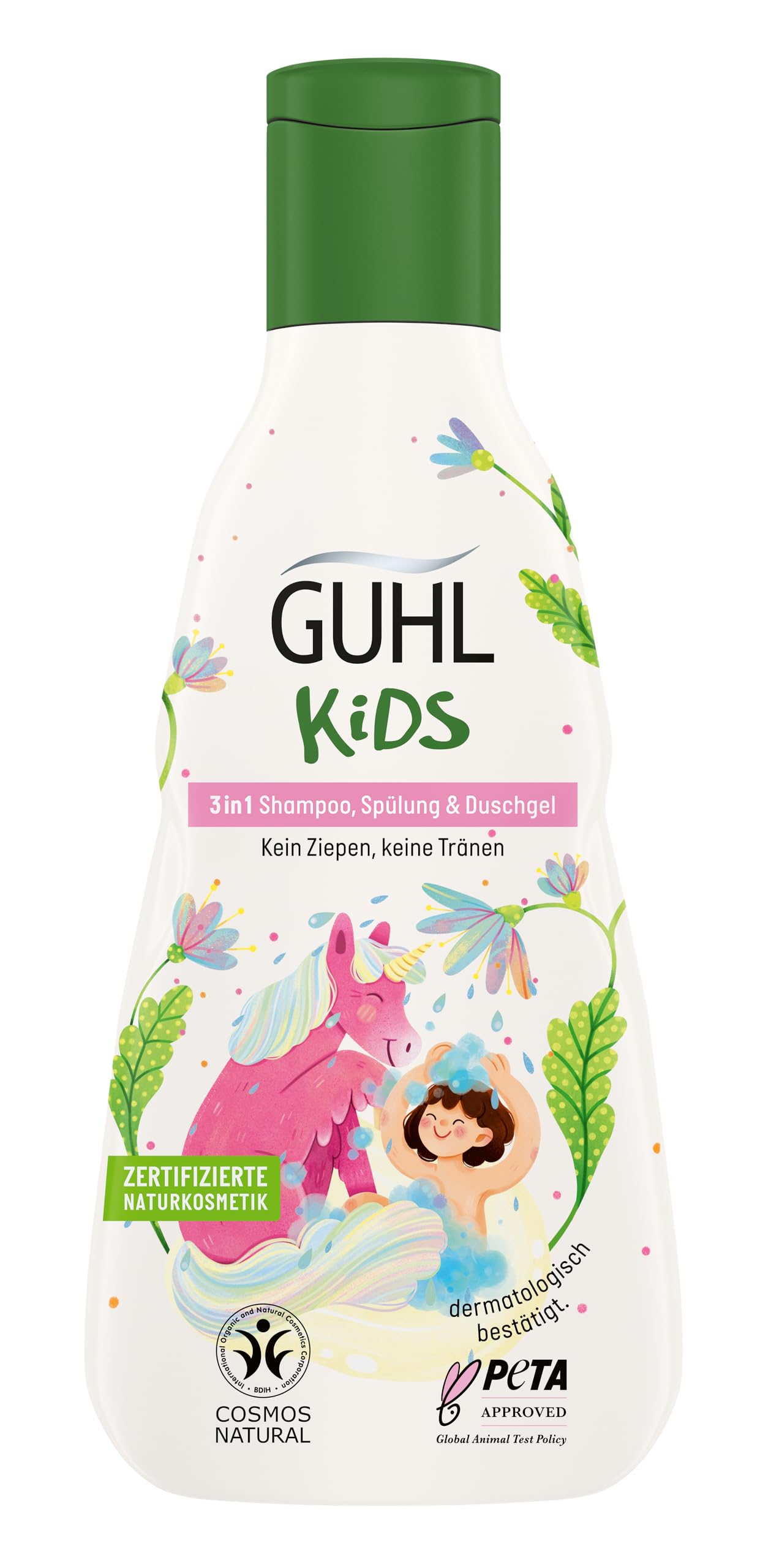 Bērnu šampūns, kondicionieris un dušas želeja 3 in 1 Guhl Kids, 250 ml