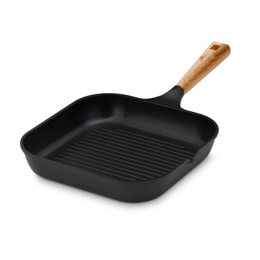 Gerlach Nature 24 cm grilpanna - keramikas pārklājums, piemērota indukcijai un gāzes plītīm, ideāla cepšanai.