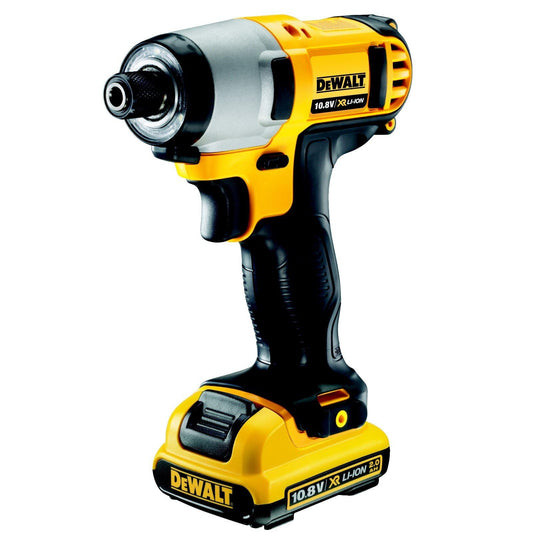 Dewalt DCF815D2-QW - 10.8V Li-Ion impact screwdriver, 2.0Ah battery, professional, black and yellow, energy class A+