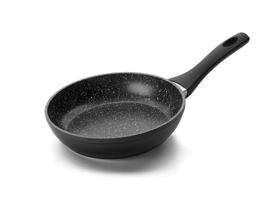 IBILI panna Natura - 18 cm, alumīnijs, akmens stilā, pretpiedeguma, piemērota indukcijai