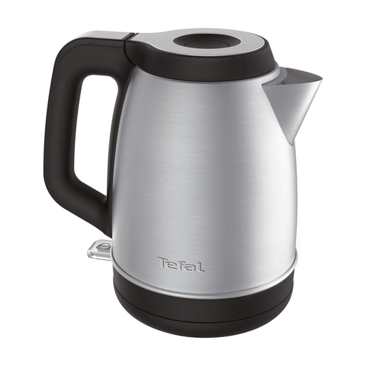 Tefal Element KI280D Premium tējkanna - nerūsējošais tērauds, bezvadu, 360° pamatne, 2400 W, 1,7 litru tilpums, melna.