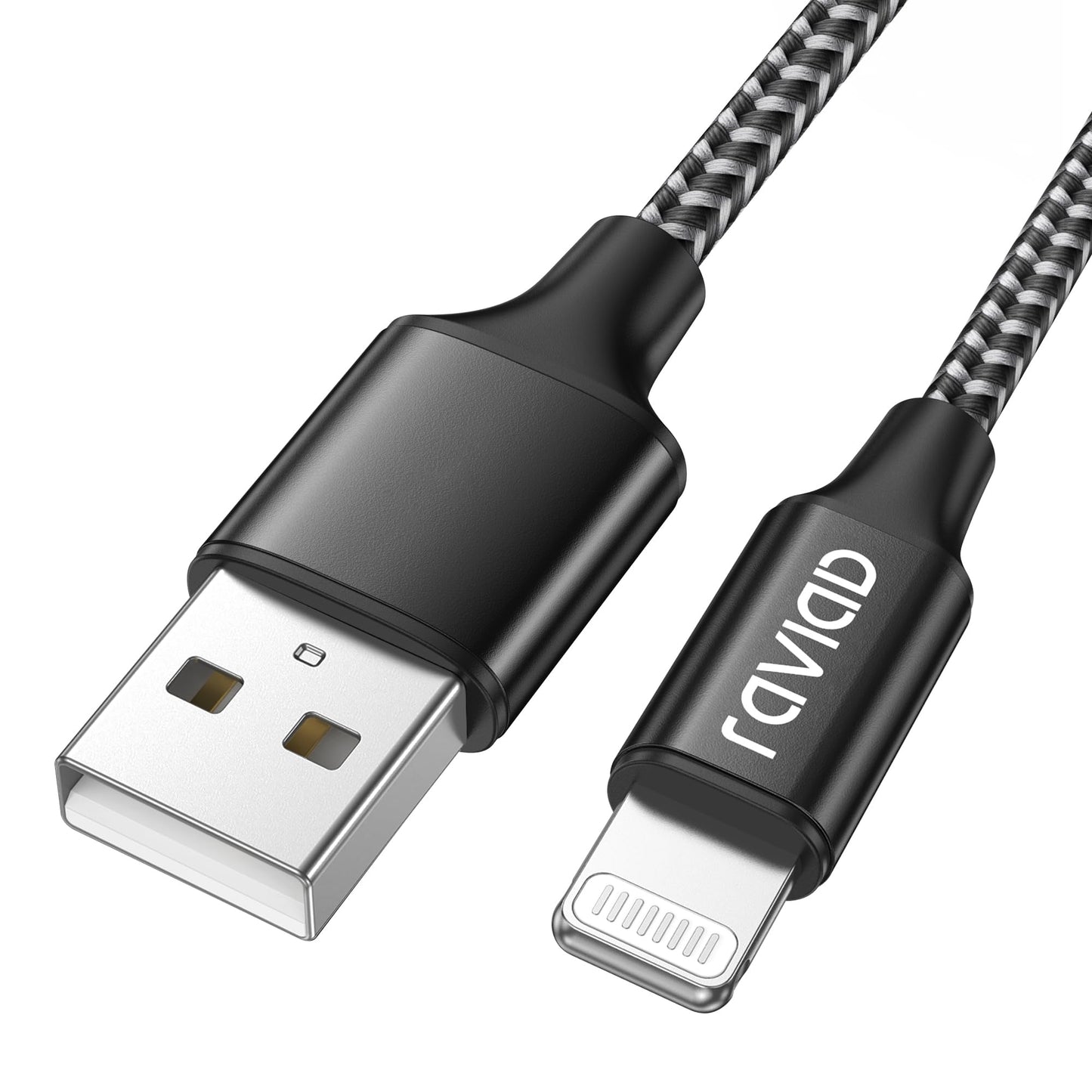 RAVIAD USB uz Lightning kabelis 1M [MFi sertificēts] iPhone uzlādes kabelis