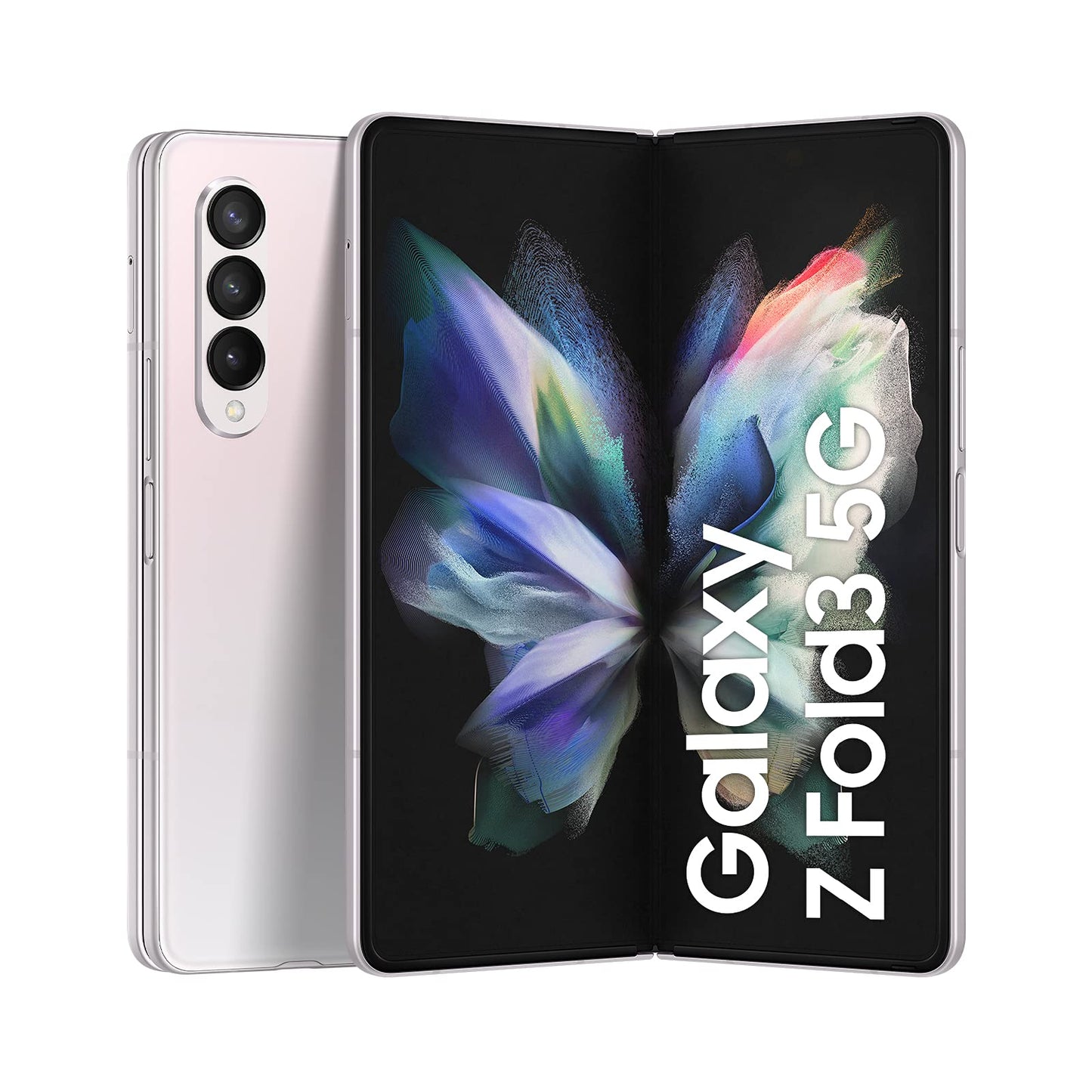 Samsung Galaxy Z Fold3 5G - salokāms tālrunis ar 7,6 collu displeju, 256 GB atmiņu, Phantom Silver, 36 mēnešu garantija.