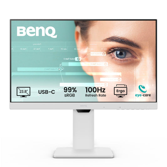 BenQ GW2486TC - 23.8" IPS 1080p monitor, FHD, USB-C, 100Hz, ergonomic design, 99% sRGB, TÜV certified, Daisy Chain.