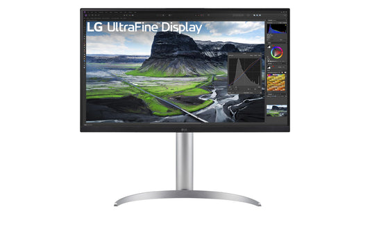 LG 27UQ850V-W.AEU 27" 4K IPS Monitor - 16:9 aspect ratio, vibrant colors, ideal for gaming and professional use.