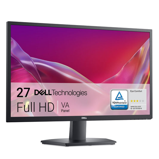 Dell SE2725H 27" Full HD Monitor - 75Hz, VA panel, 5ms response, VESA mount, HDMI, VGA, 3-year warranty, black