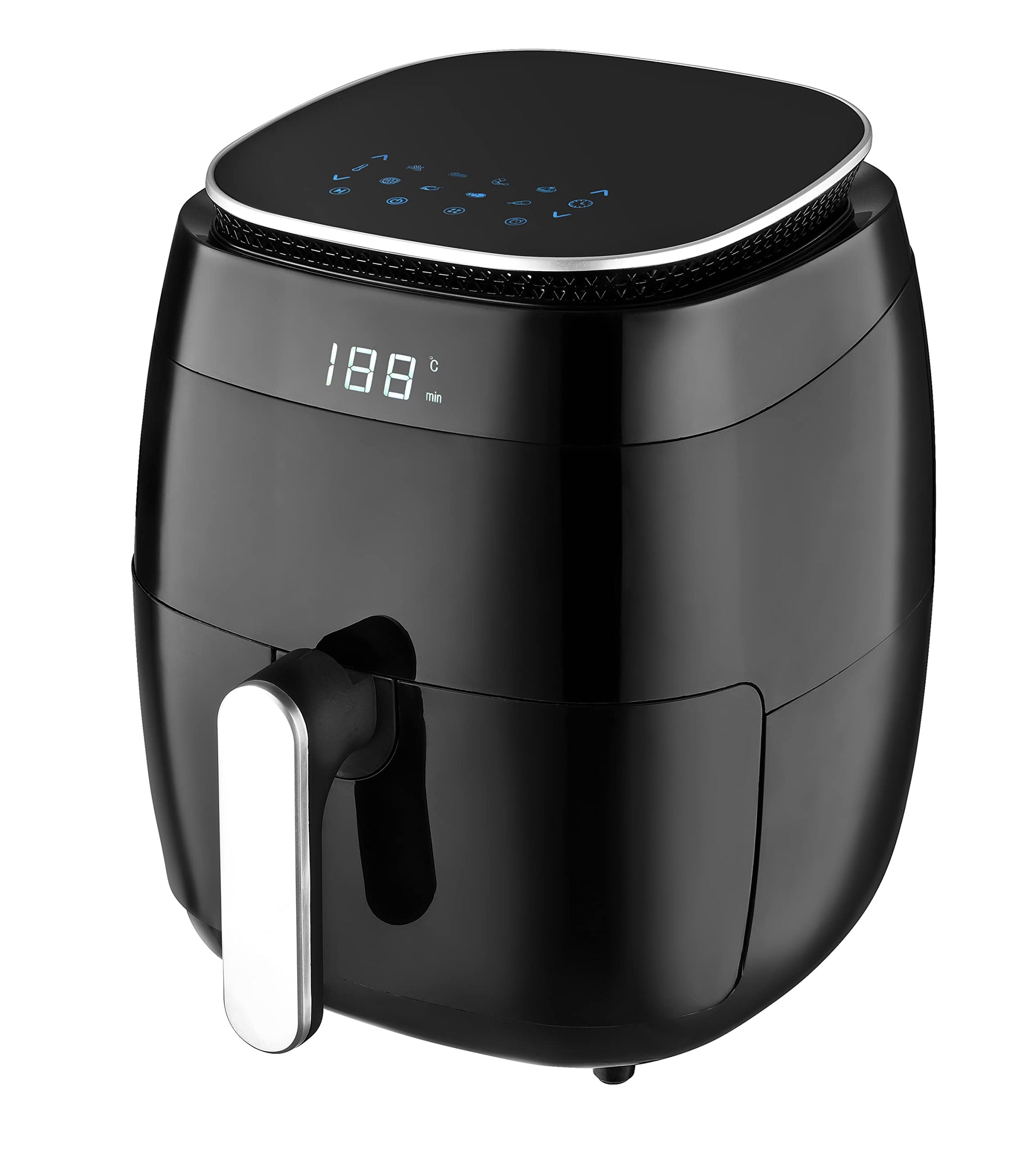 Kalorik TKG FTL 1008 - 4.5L air fryer, Soft-Touch control, 8 programs, 30 min timer, 1500W, black.
