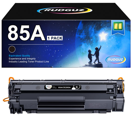 RUDGUZ CE285A Toneris - Saderīgs ar HP 85A, melns, 1 iepakojums, piemērots P1102W, M1212NF, M1132MFP, M1217NFW.