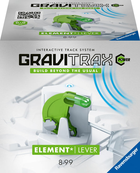 Ravensburger GraviTrax Power Element Lever 26186 - elektronisks paplašinājums bumbiņu trasei, rotaļlieta no 8 gadu vecuma