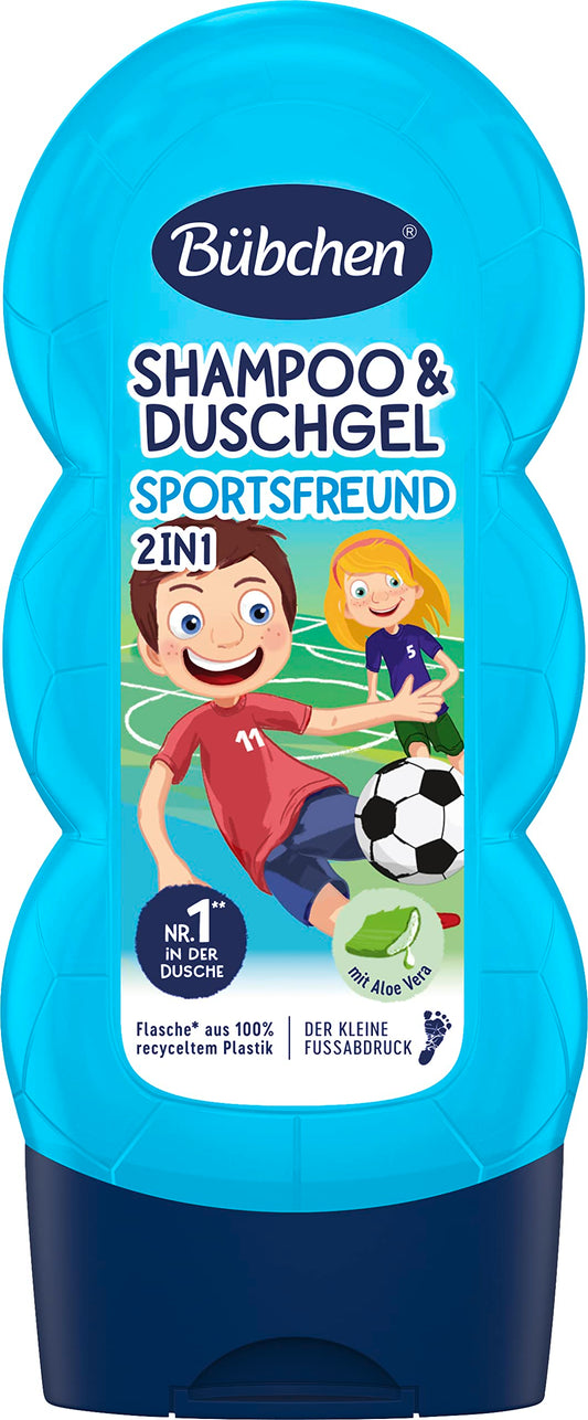 Bērnu šampūns un dušas želeja 2in1 Bübchen Sportsfreund, 230 ml